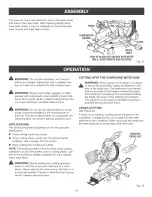 Предварительный просмотр 24 страницы Craftsman 315.212330 Operator'S Manual