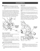 Предварительный просмотр 32 страницы Craftsman 315.212330 Operator'S Manual