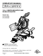 Craftsman 315.21234 Operator'S Manual preview