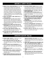 Preview for 4 page of Craftsman 315.21234 Operator'S Manual