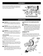 Предварительный просмотр 24 страницы Craftsman 315.212340 Operator'S Manual