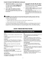 Preview for 6 page of Craftsman 315.212400 Owner'S Manual