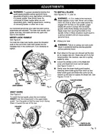 Preview for 14 page of Craftsman 315.212500 Operator'S Manual