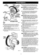 Preview for 15 page of Craftsman 315.212500 Operator'S Manual