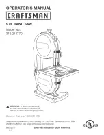 Preview for 1 page of Craftsman 315.21477 Operator'S Manual