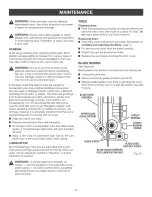 Preview for 21 page of Craftsman 315.21477 Operator'S Manual