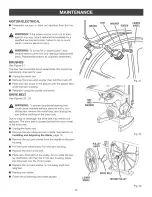 Preview for 22 page of Craftsman 315.21477 Operator'S Manual