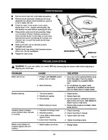 Preview for 20 page of Craftsman 315.216360 Owner'S Manual