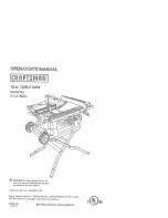 Preview for 1 page of Craftsman 315.218060 Operator'S Manual