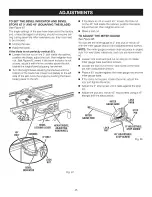 Предварительный просмотр 45 страницы Craftsman 315.218291 Operator'S Manual