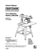 Craftsman 315.220380 Owner'S Manual preview