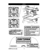 Предварительный просмотр 16 страницы Craftsman 315.220380 Owner'S Manual