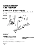 Craftsman 315.22283A Operator'S Manual preview