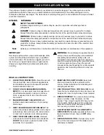 Preview for 4 page of Craftsman 315.228110 Owner'S Manual