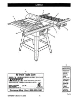 Preview for 14 page of Craftsman 315.228490 Owner'S Manual