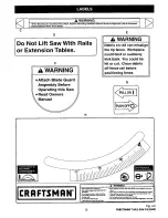 Preview for 15 page of Craftsman 315.228490 Owner'S Manual