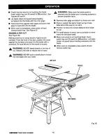 Preview for 42 page of Craftsman 315.228590 Owner'S Manual