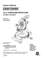 Preview for 1 page of Craftsman 315.243150 Owner'S Manual