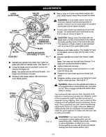 Preview for 14 page of Craftsman 315.243150 Owner'S Manual