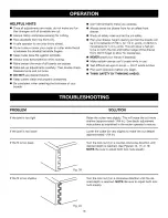 Предварительный просмотр 18 страницы Craftsman 315.25791 Operator'S Manual