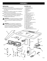 Предварительный просмотр 10 страницы Craftsman 315.265030 Operator'S Manual