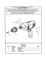 Предварительный просмотр 13 страницы Craftsman 315.269460 Owner'S Manual