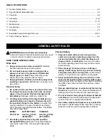 Preview for 2 page of Craftsman 315.271190 Owner'S Manual