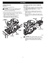 Preview for 11 page of Craftsman 315.271190 Owner'S Manual