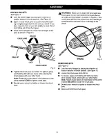 Preview for 8 page of Craftsman 315.271221 Owner'S Manual