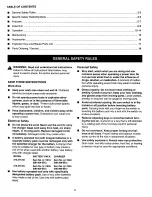 Preview for 2 page of Craftsman 315.271241 Owner'S Manual