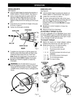 Preview for 10 page of Craftsman 315.271350 Owner'S Manual