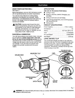 Preview for 6 page of Craftsman 315.273990 Owner'S Manual