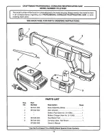 Preview for 15 page of Craftsman 315.274050 Owner'S Manual