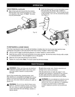 Предварительный просмотр 13 страницы Craftsman 315.274790 Owner'S Manual