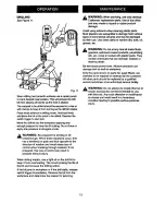 Preview for 13 page of Craftsman 315.274910 Owner'S Manual