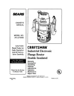 Craftsman 315.275062 Owner'S Manual preview