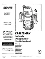 Craftsman 315.275100 Owner'S Manual предпросмотр