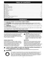 Preview for 2 page of Craftsman 315.275121 Operator'S Manual