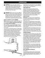 Preview for 9 page of Craftsman 315.275121 Operator'S Manual