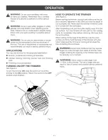 Preview for 11 page of Craftsman 315.277150 Operator'S Manual