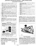 Preview for 4 page of Craftsman 315.27782 Assebly And Operation Instructions