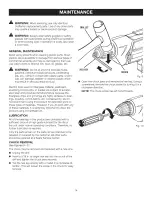 Preview for 14 page of Craftsman 315.281260 Operator'S Manual