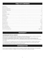 Preview for 2 page of Craftsman 315.28462 Operator'S Manual