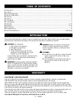 Preview for 2 page of Craftsman 315.CG1150 Operator'S Manual