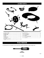 Preview for 7 page of Craftsman 315.CG1150 Operator'S Manual