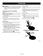 Предварительный просмотр 15 страницы Craftsman 315.CG1150 Operator'S Manual