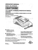 Preview for 1 page of Craftsman 315.CH2010 Operator'S Manual