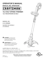 Craftsman 315.CR2000 Operator'S Manual preview