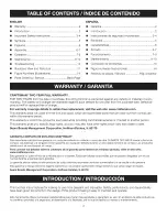 Preview for 2 page of Craftsman 315.CR2000 Operator'S Manual