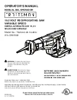 Preview for 1 page of Craftsman 315.CRS1000 Operator'S Manual